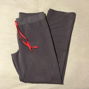 Figs Livingston scrub pants charcoal medium tall